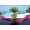 Lettino Chaise Longue di Design Moderno in Polietilene Colorato - Cloe by Myyour