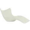 Lettino da giardino Surf by Vondom, design moderno in polietilene, 2 pezzi