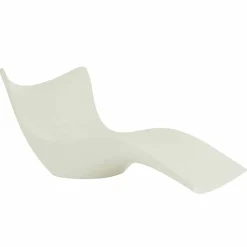 Lettino da giardino Surf by Vondom, design moderno in polietilene, 2 pezzi