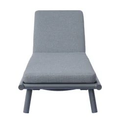 Lettino 196x75 cm da Esterno in Alluminio con Cuscino - Sundra