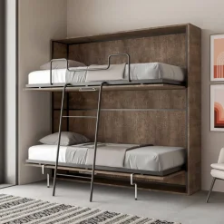 Letto a Castello a Scomparsa Orizzontale Made in Italy - Collaborativo