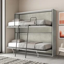 Letto a Castello a Scomparsa Orizzontale Made in Italy - Collaborativo