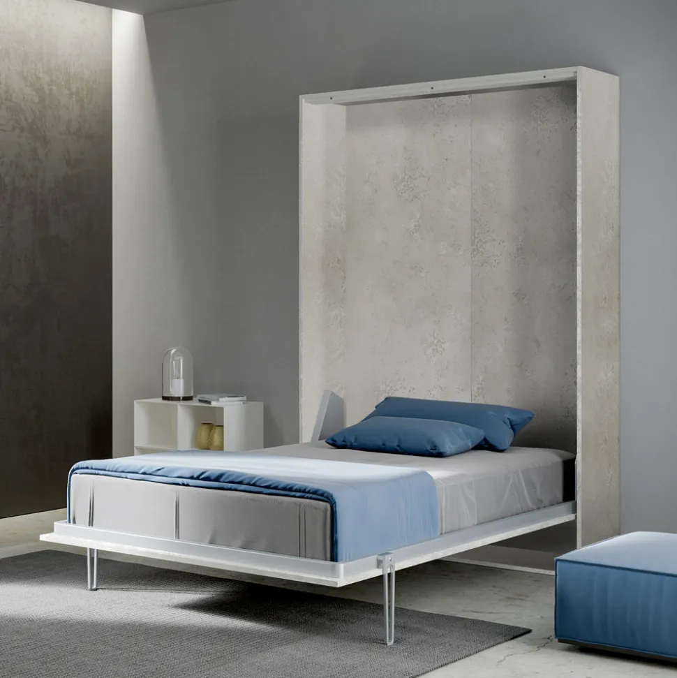 Letto Alla Francese a Scomparsa Verticale in Diverse Finiture - Magicompare