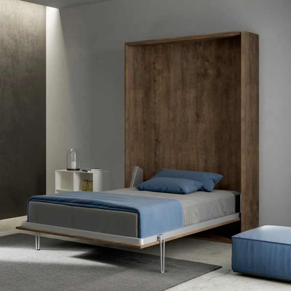 Letto Alla Francese a Scomparsa Verticale in Diverse Finiture - Magicompare