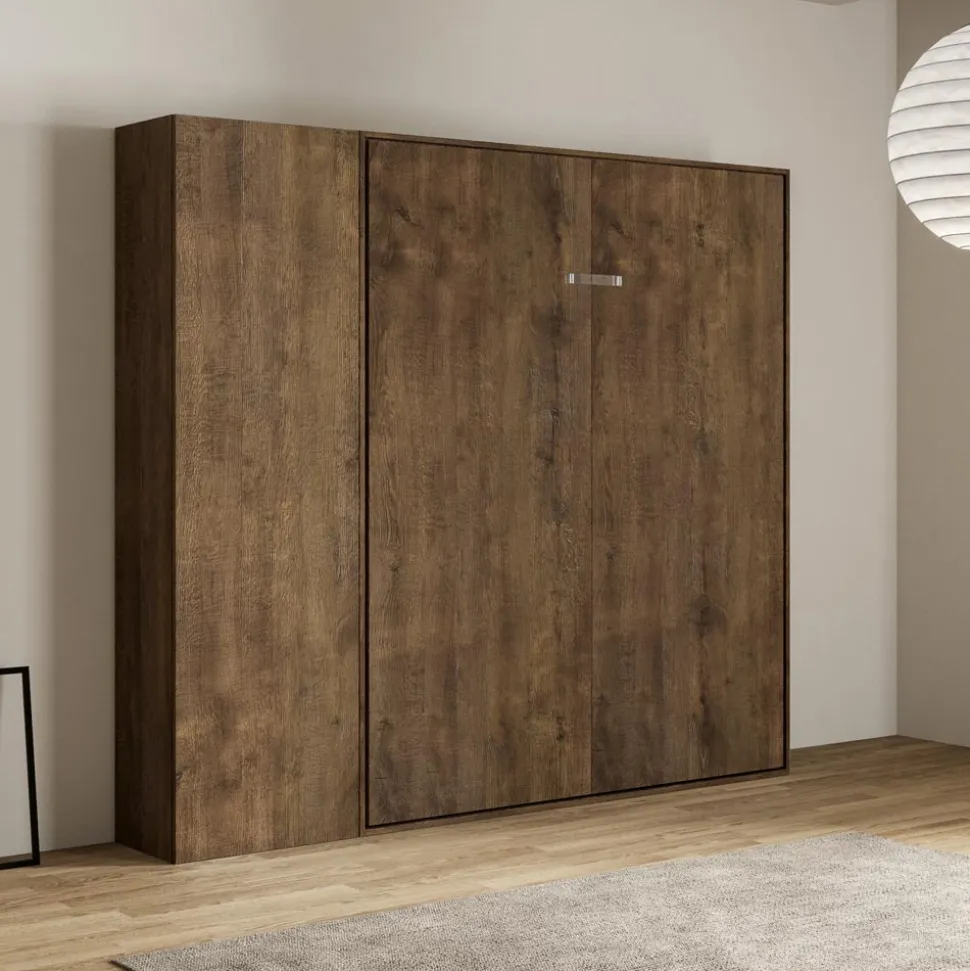 Letto Alla Francese a Scomparsa Verticale con Colonna - Magicompare