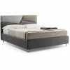 Letto con Contenitore Matrimoniale Imbottito in Ecopelle Made in Italy – Raggino