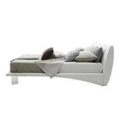 Letto Imbottito Matrimoniale in Ecopelle o Tessuto Made in Italy – Armonica