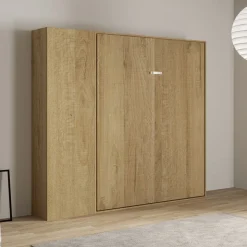 Letto Matrimoniale a Scomparsa Verticale con Colonna  - Magicompare