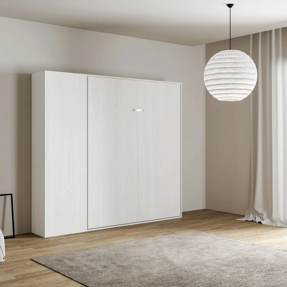 Letto Matrimoniale a Scomparsa Verticale con Colonna - Magicompare
