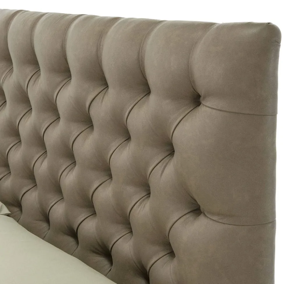 Letto Matrimoniale Classico con Box in Tessuto o Ecopelle Made in Italy – Libano