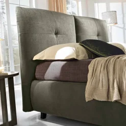 Letto matrimoniale con box contenitore alzante 160x190/200 cm Nina