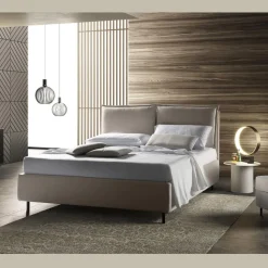 Letto Matrimoniale con Box Contenitore Realizzato in Italia - Ernesta
