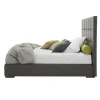 Letto Matrimoniale con Box e Testata King Size in Tessuto o Ecopelle – Ponente