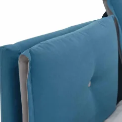 Letto Matrimoniale con Contenitore Rivestito in Tessuto Made in Italy - Renato