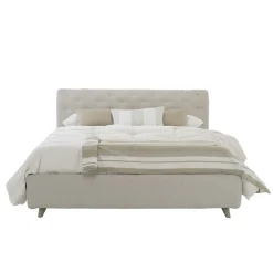 Letto Matrimoniale di Design Imbottito con Contenitore Made in Italy – Scarpetta