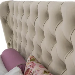 Letto Matrimoniale di Lusso con Box e Testata Capitonnè Made in Italy – Papero