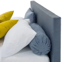 Letto Matrimoniale di Lusso in Ecopelle o Tessuto con Box Made in Italy – Nuvola