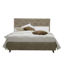 Letto Matrimoniale di Lusso Imbottito con Box Contenitore Made in Italy – Torn