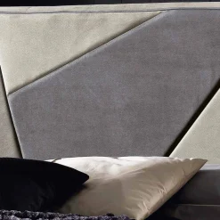 Letto matrimoniale imbottito con contenitore alzante 160x190/200cm Mia