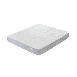 Letto Matrimoniale Imbottito con Materasso e 2 Comodini Made in Italy - Rolly