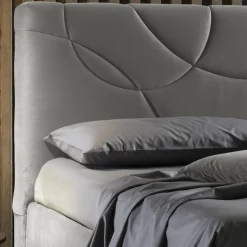 Letto Matrimoniale Imbottito con Box Contenitore Made in Italy - Girasole