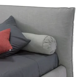 Letto Matrimoniale Imbottito con Box, Tessuto o Ecopelle Made in Italy – Lardino