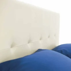 Letto Matrimoniale Imbottito e Rivestito in Similpelle Made in Italy - Patos