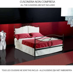 Letto Matrimoniale in Ferro Battuto Cassiopea
