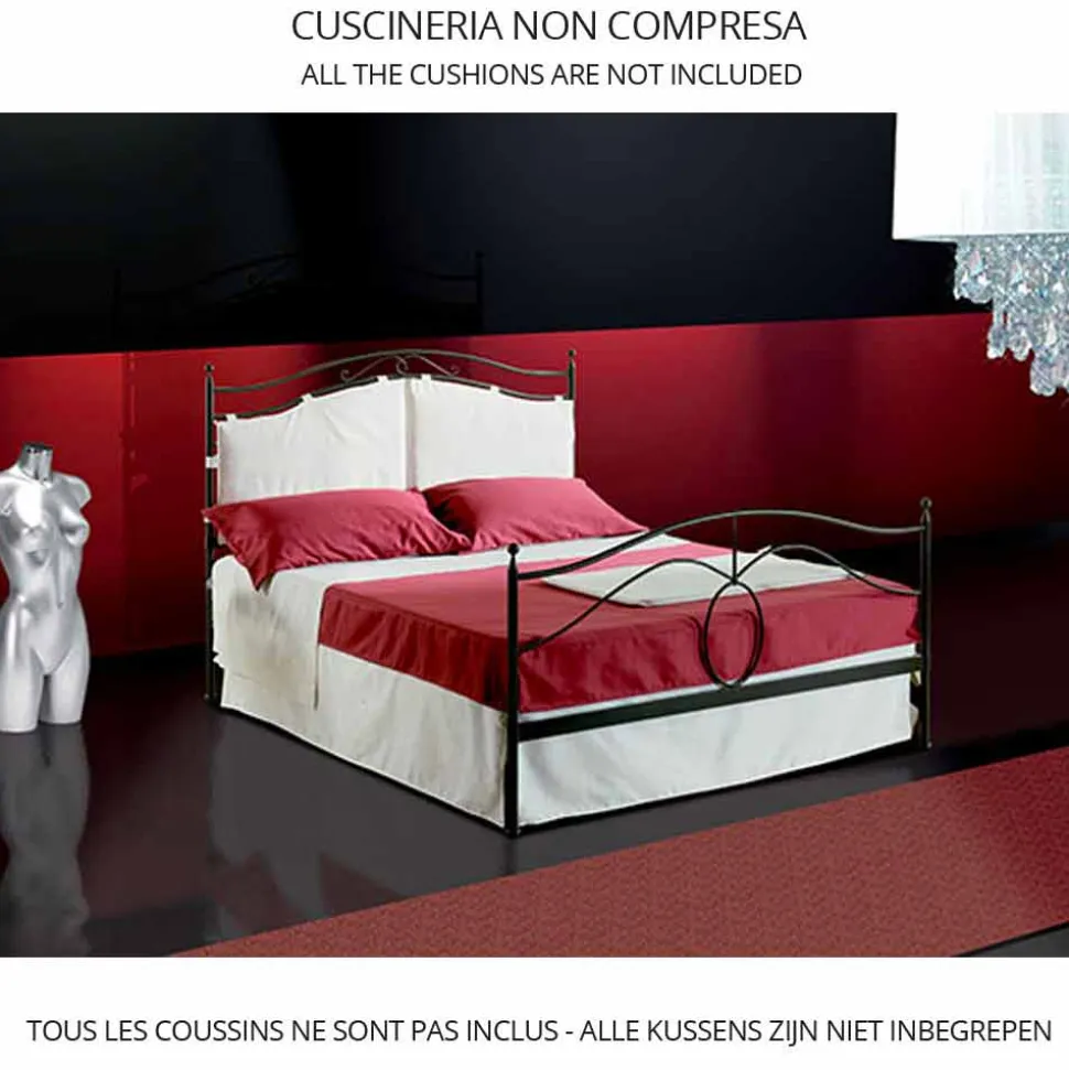 Letto Matrimoniale in Ferro Battuto Cassiopea