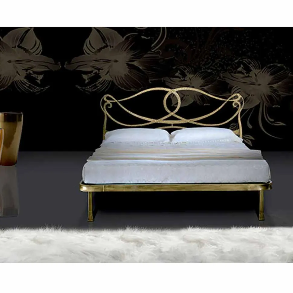 Letto Matrimoniale in Ferro Battuto Orchidea