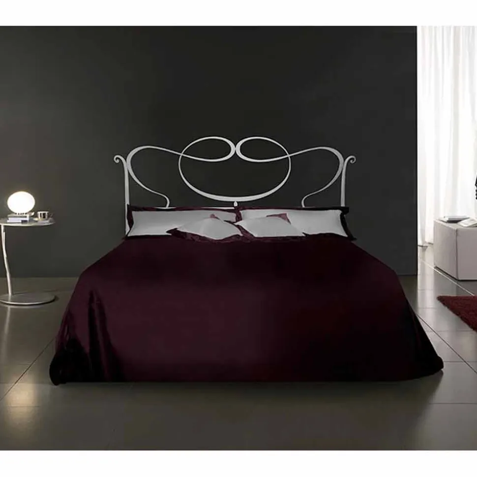 Letto Matrimoniale in Ferro Battuto Rubino