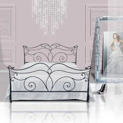 Letto Matrimoniale in Ferro Battuto Febo