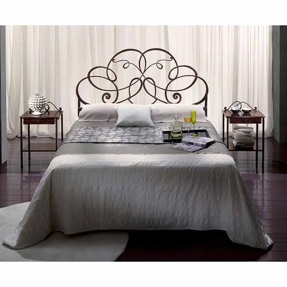 Letto Matrimoniale in Ferro Battuto Granito