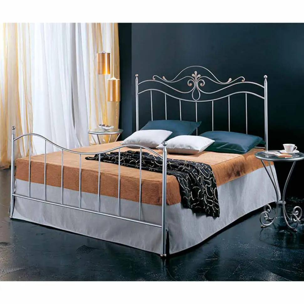 Letto Matrimoniale in Ferro Battuto Lira