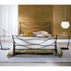 Letto Matrimoniale in Ferro Battuto Idra