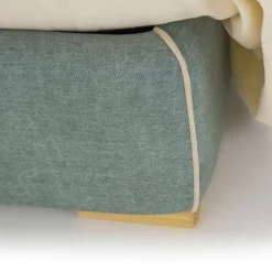 Letto Matrimoniale in Tessuto o Ecopelle con Contenitore Made in Italy – Etoile