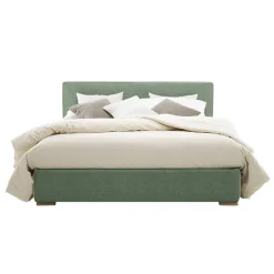 Letto Matrimoniale in Tessuto o Ecopelle con Contenitore Made in Italy – Etoile