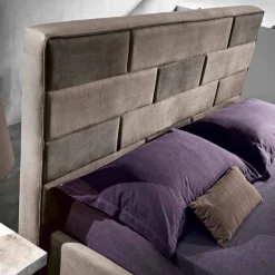 Letto matrimoniale moderno con box contenitore 160x190/200 cm Gin