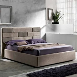 Letto matrimoniale moderno con box contenitore 160x190/200 cm Gin