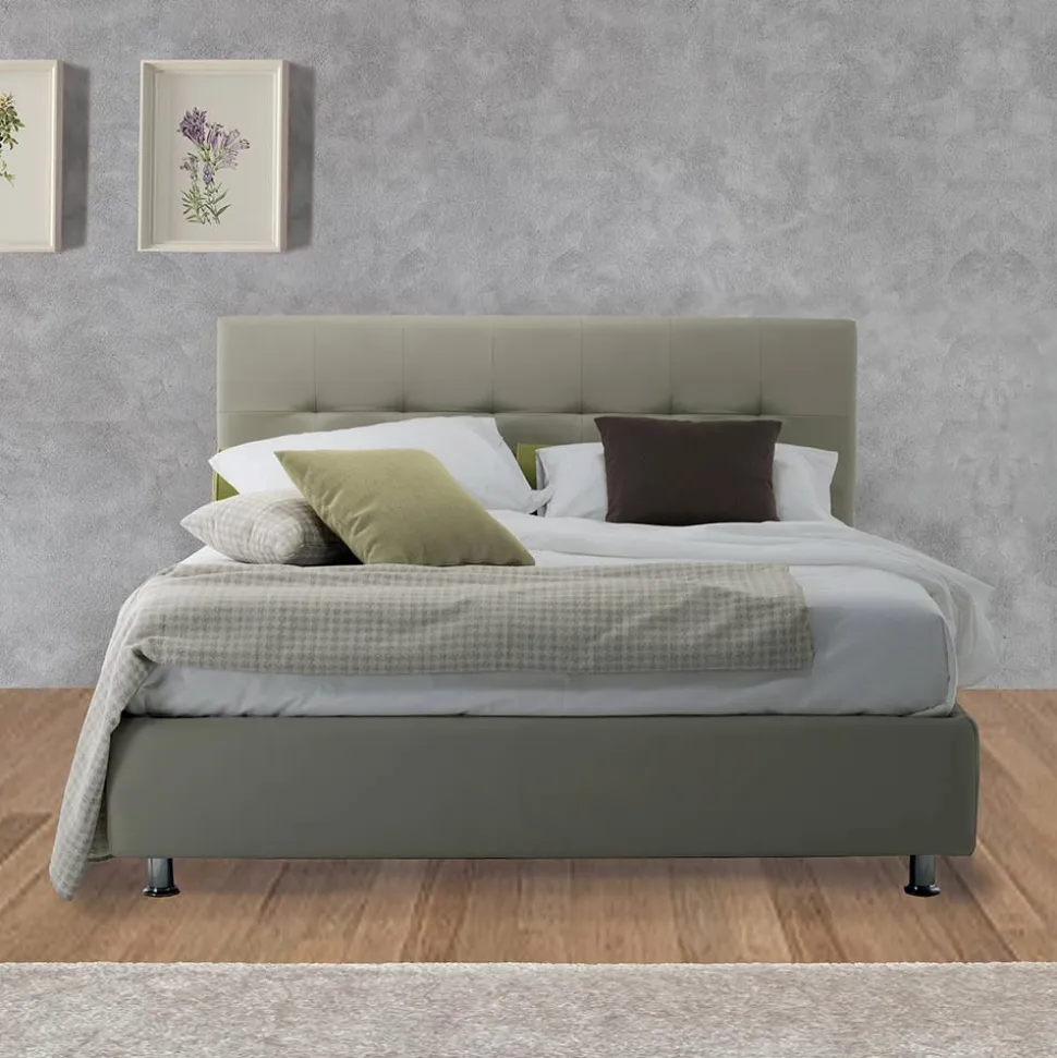 Letto Matrimoniale Moderno di Lusso con Box Contenitore Made in Italy – Orfei