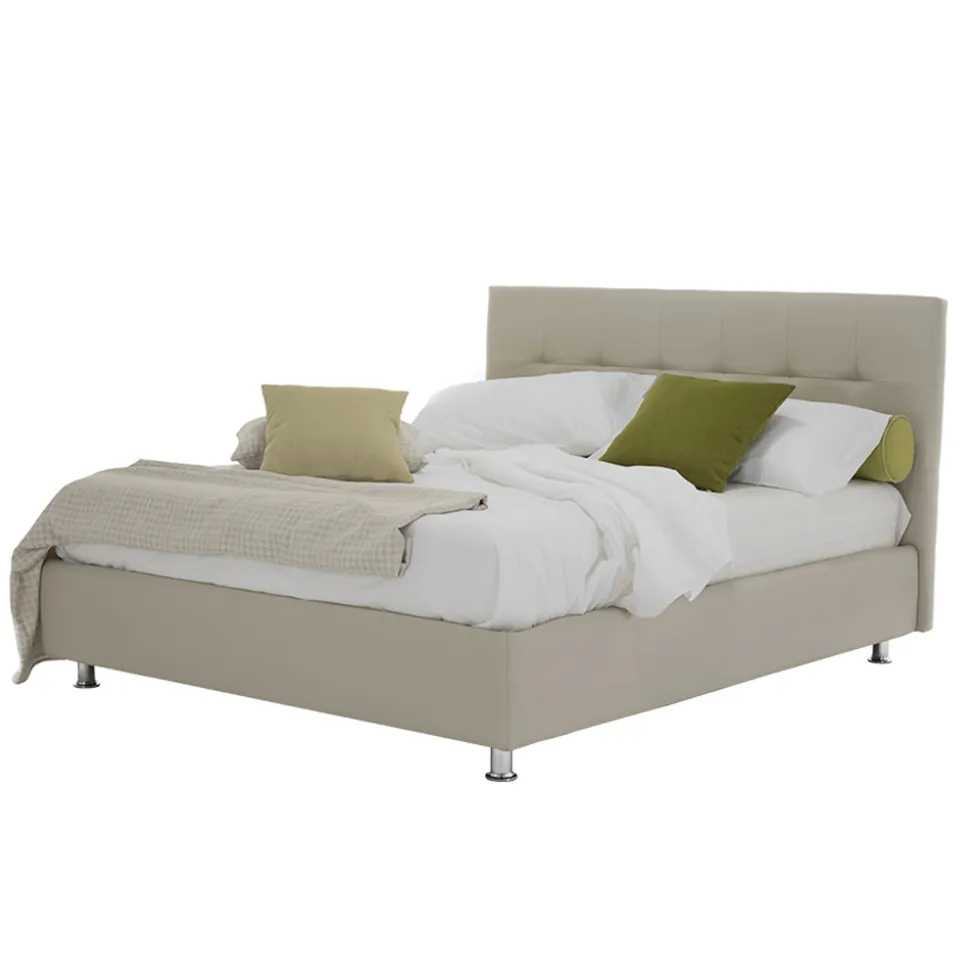 Letto Matrimoniale Moderno di Lusso con Box Contenitore Made in Italy – Orfei