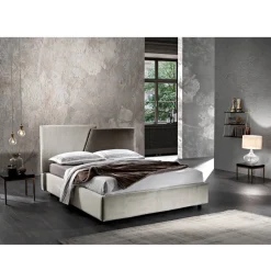 Letto Matrimoniale Moderno Imbottito Design Trapuntato o Liscio - Aftamo