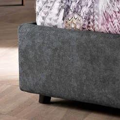 Letto Matrimoniale Moderno Imbottito Design Trapuntato o Liscio - Aftamo