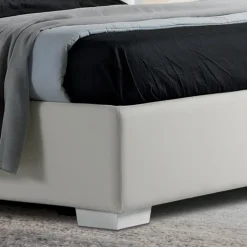 Letto Matrimoniale Moderno in Ecopelle con Contentiore - Ozzano