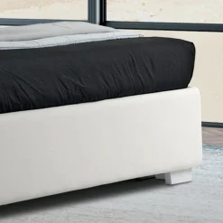 Letto Matrimoniale Moderno in Ecopelle con Contentiore - Ozzano