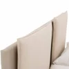 Letto Matrimoniale Moderno in Similpelle e Tessuto Made in Italy - Zeldo
