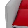 Letto Matrimoniale Rivestito in Similpelle con Piedini Made in Italy - Nurzio