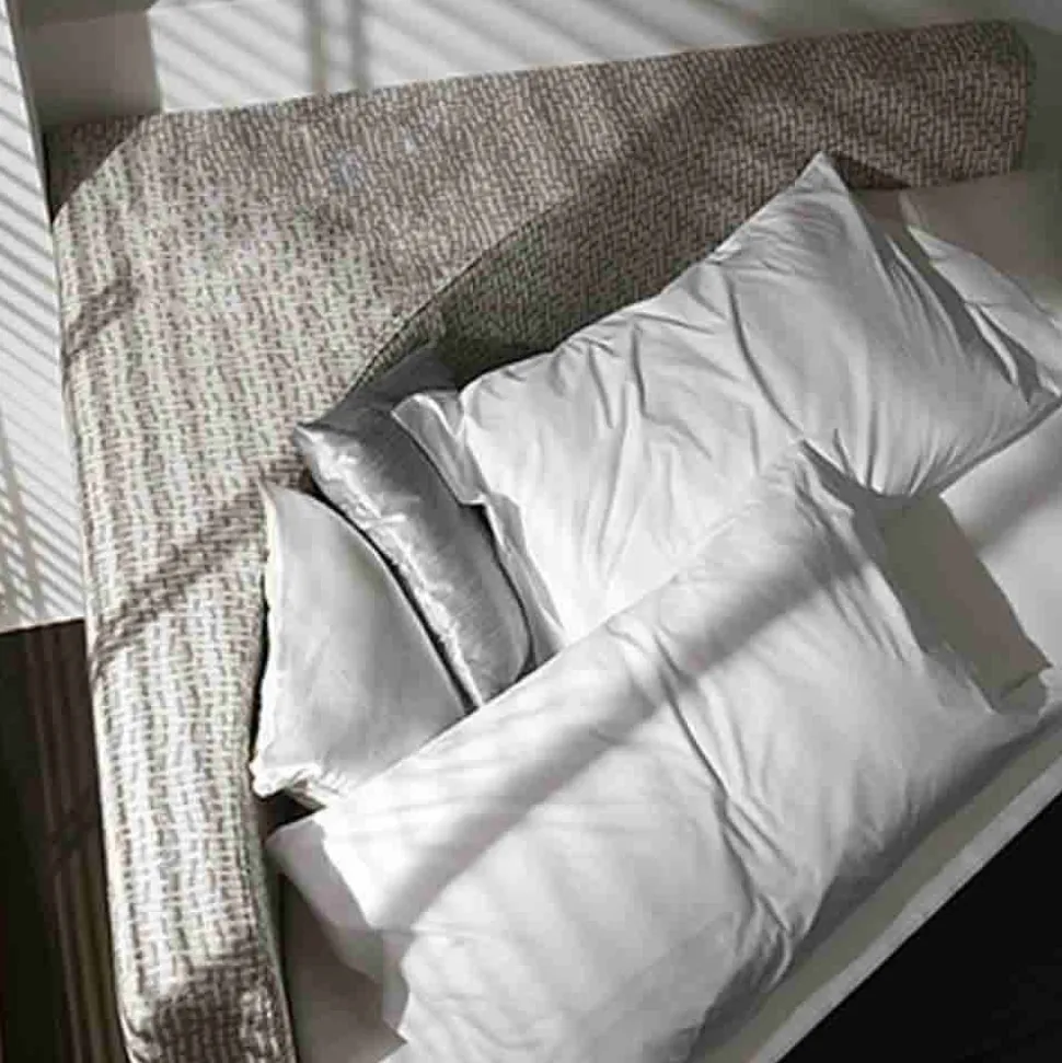 Letto Matrimoniale Rotondo Moderno con Testiera Angolare Made in Italy - Tima