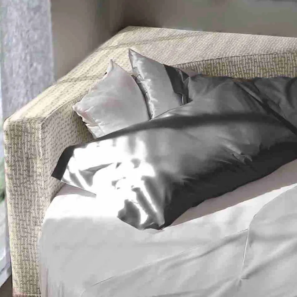 Letto Matrimoniale Rotondo Moderno con Testiera Angolare Made in Italy - Tima
