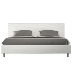 Letto Matrimoniale 200x200 cm con Testata in Similpelle Made in Italy - Pallone